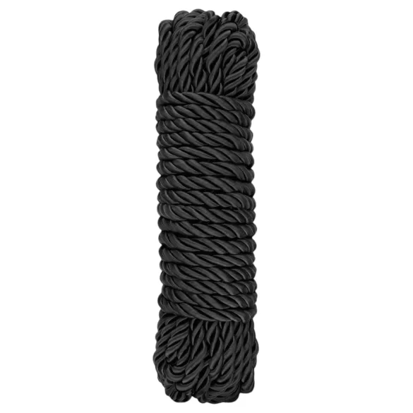 Fantasías de dormitorio - cuerda de shibari kinbaku bondage (10 m, negra)