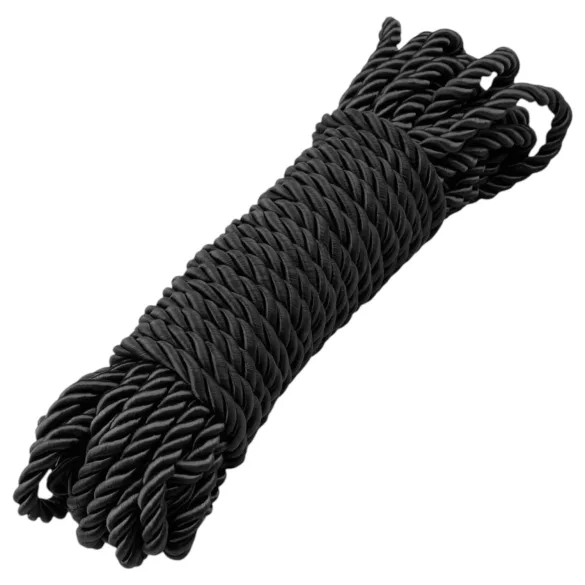Fantasías de dormitorio - cuerda de shibari kinbaku bondage (10 m, negra)
