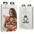 Fantasías de Dormitorio Chiara - arnés corporal negro (tallas S-XL)