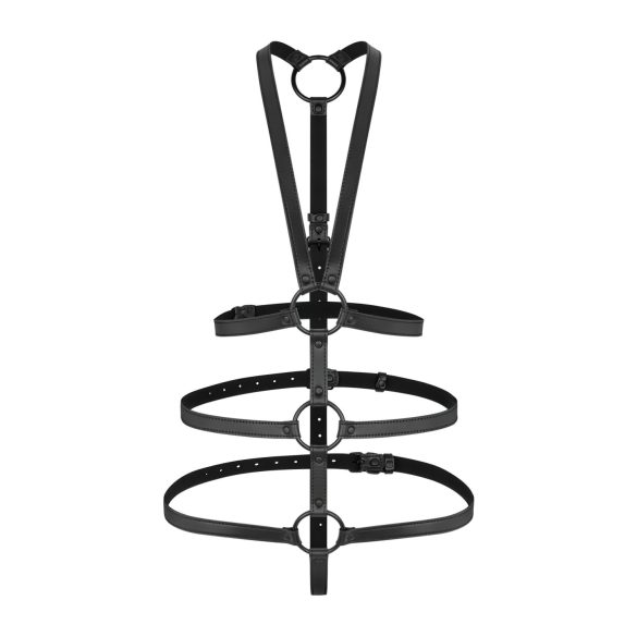 Fantasías de Alcoba - arnés de bondage (negro)