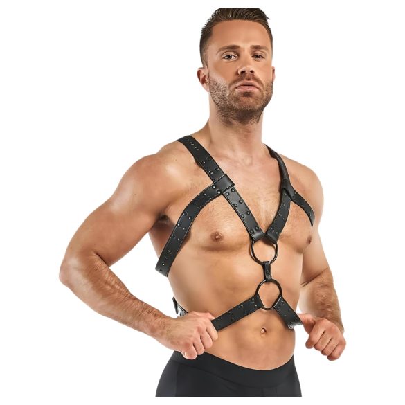 Cinturón corporal negro Rocco - S-XL
