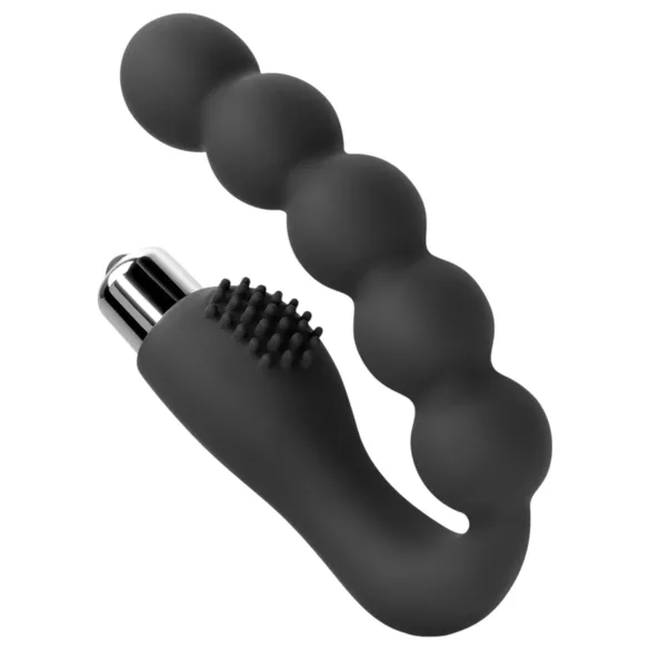 EasyToys - vibrador anal - silicona negra