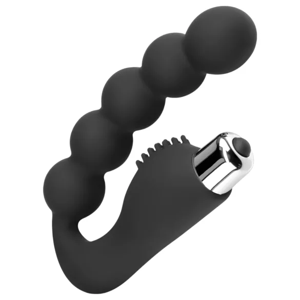 EasyToys - vibrador anal - silicona negra