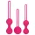 Easytoys - bolas chinas - set de 3 piezas - silicona rosa
