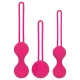 Easytoys - bolas chinas - set de 3 piezas - silicona rosa