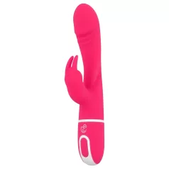Easytoys - vibrador punto G y clítoris - silicona rosa