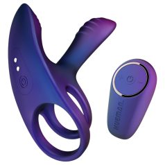   Hueman Infinity Ignite - anillo vibrador pene y testículos - silicona lila
