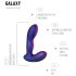 Hueman Galaxy - vibrador anal pulsante - silicona lila