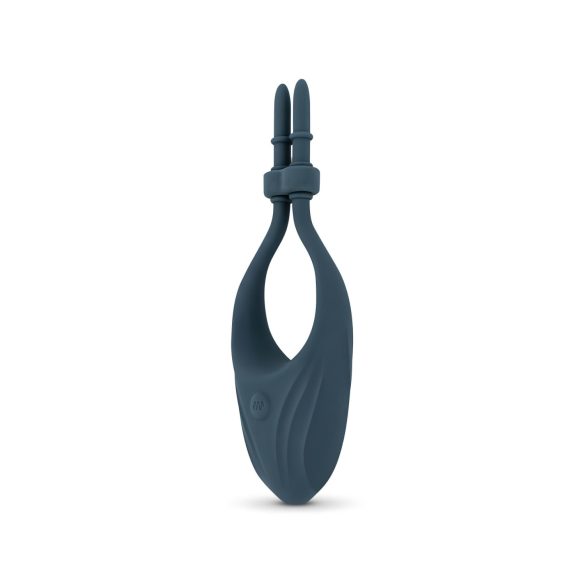 Boners - anillo vibrador ajustable para pene - silicona azul