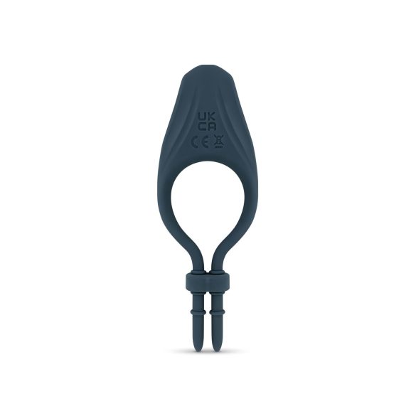Boners - anillo vibrador ajustable para pene - silicona azul