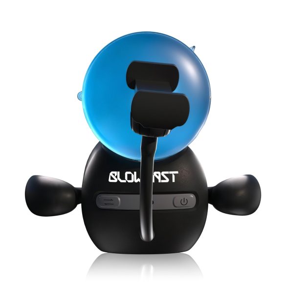 BLOWCAST Wingman Pro - masturbador automático masculino - silicona azul negro