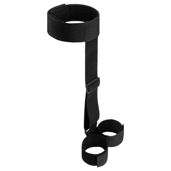 Bedroom Fantasies - collar y esposas suaves - negro