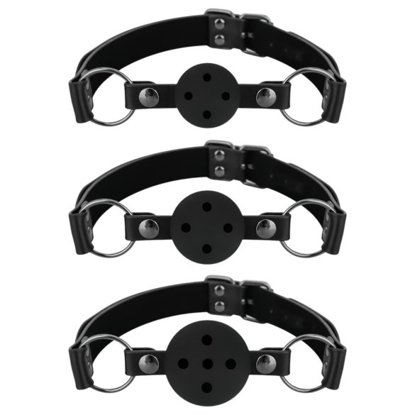 Fantasías del Dormitorio - Set de Mordazas - 3 piezas (negro)