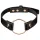 Rosy Gold - collar ajustable - cuero sintético negro y oro rosa