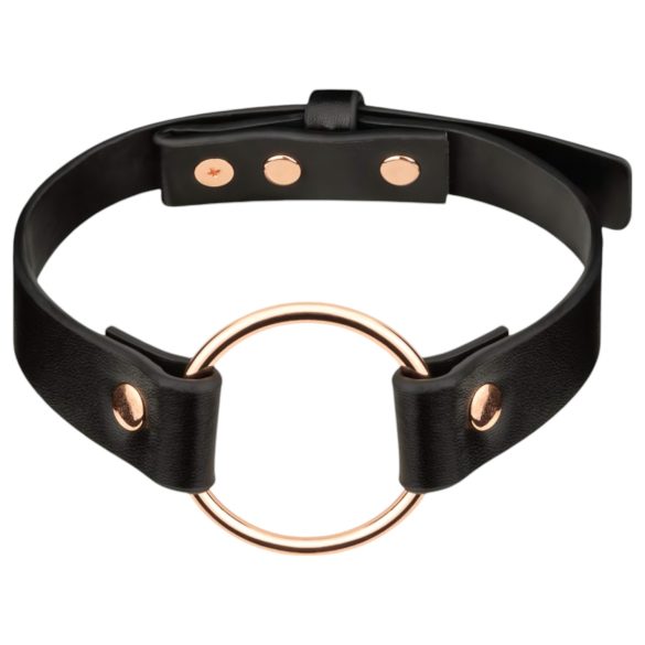 Rosy Gold - collar de cuello (negro-oro rosa)