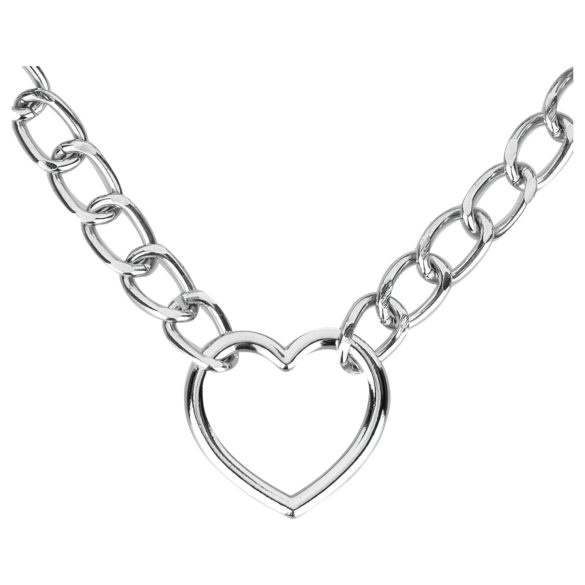 Bedroom Fantasies - collar con correa - cuero sintético negro