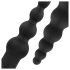 Easytoys - set de vibrador anal recargable - 4 piezas - negro