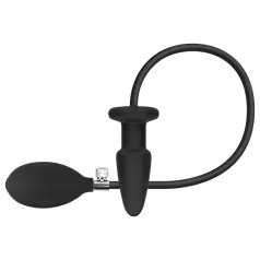 EasyToys - plug anal inflable - silicona negra