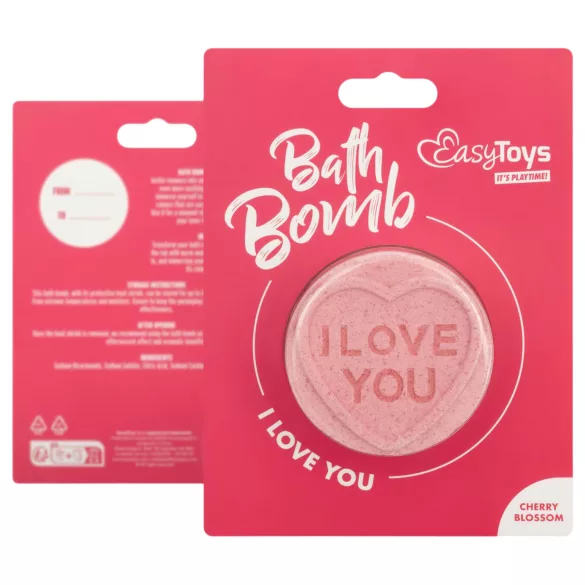 Easytoys - Bomba de baño con aroma romántico - I Love You