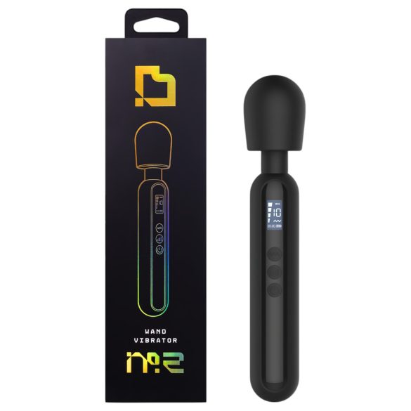BLAQ - gran vibrador digital masajeador (negro)