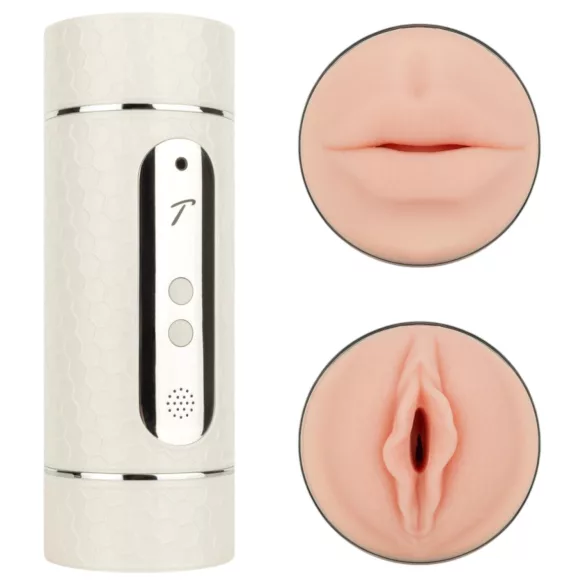 Teazers - masturbador oral y vaginal con control por voz - blanco