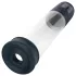 Boners - bomba de vacío automática LCD para pene - transparente negro