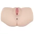 FWB - masturbador torso realista vibrador - color natural