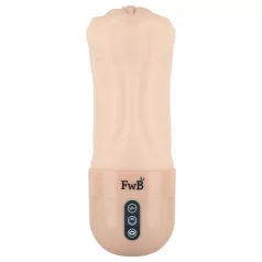   FWB - masturbador masculino realista vibrador succionador silicona color natural