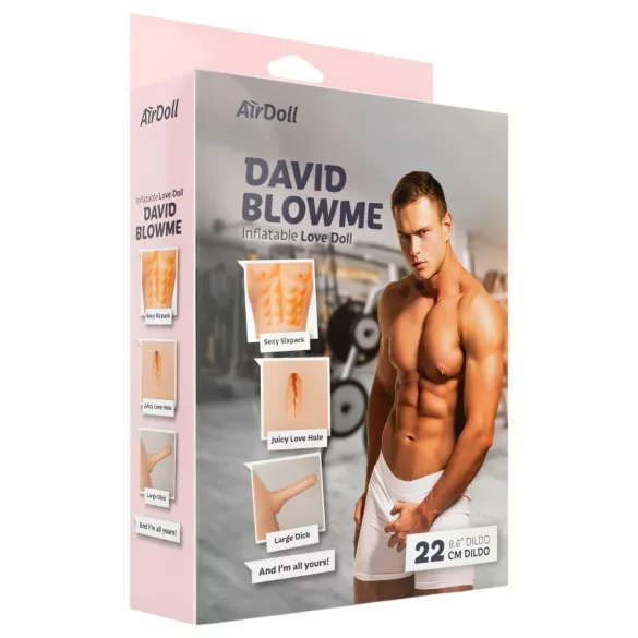 AirDoll David Blowme - muñeco hinchable masculino - color natural