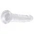 EasyToys - consolador realista - 18 cm - gel transparente