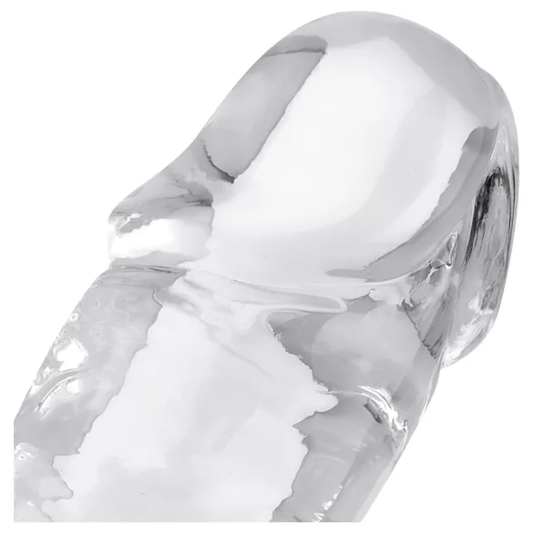 EasyToys - consolador realista - 18 cm - gel transparente