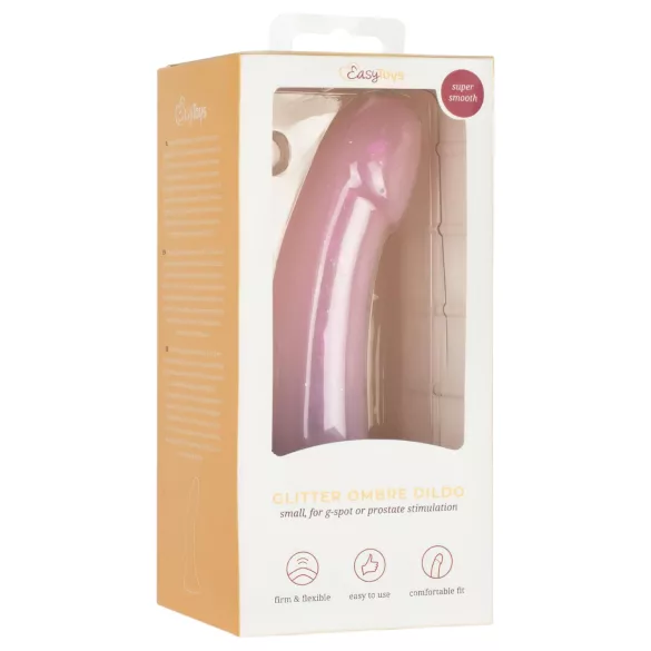 EasyToys Mermaid - consolador con brillo - 15 cm (rosa)
