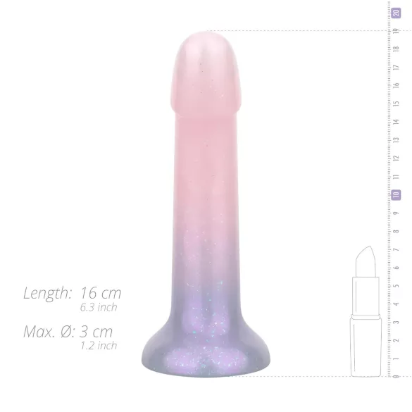EasyToys Mermaid - consolador con brillo - 15 cm (rosa)