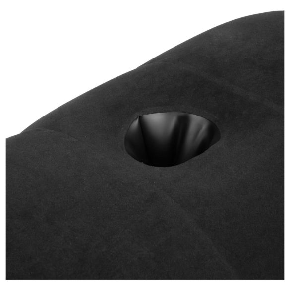 Bedroom Fantasies - cojín sexual inflable con soporte para vibrador - negro