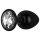 Colección Easytoys Anal - Plug con piedra - Talla S (negro)
