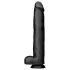 BUTTR - consolador realista grande - 43 cm - negro