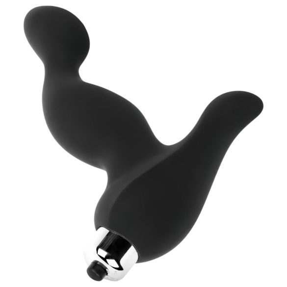 EasyToys - masajeador prostático vibrador - silicona negra