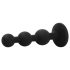EasyToys - plug anal con bolas - silicona negra