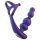 Hueman Fuerza Estelar - vibrador anal y anillo para el pene (morado)