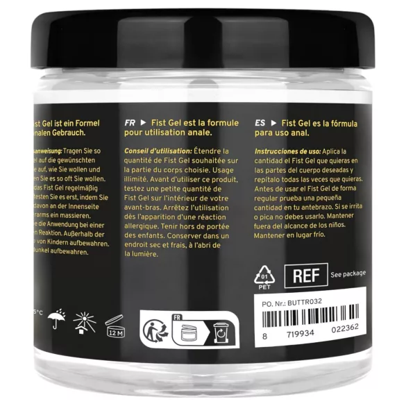 BUTTR - lubricante fisting antideslizante 500ml