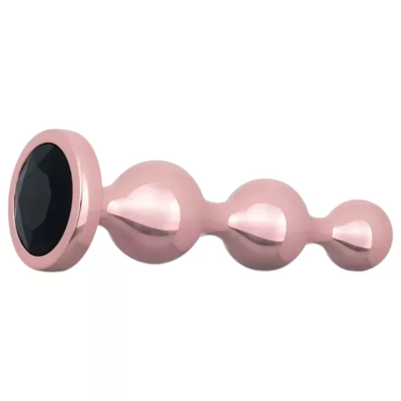 Rosy Gold - juego de dildos anales (oro rosado)