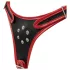 Easytoys - arnés con triple consolador - silicona negra