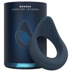 Boners - anillo vibrador para pene - silicona azul