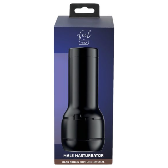 Kiiroo Feel - masturbador vagina realista - silicona marrón oscuro