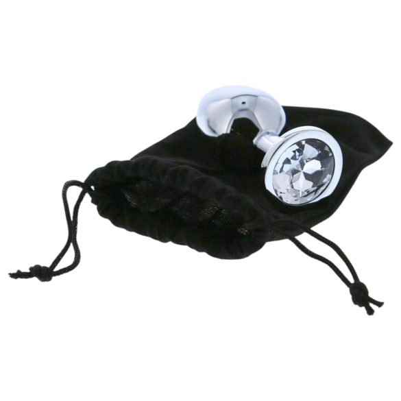 Gleaming Love - plug anal - metálico - plateado