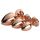 Amor Brillante - Set de plugs anales con corazones - rosegold (3 pzs)