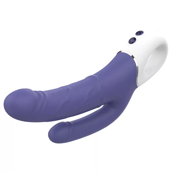 Dreamtoys Essentials - vibrador doble (lila)