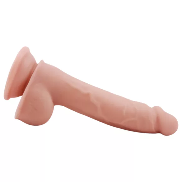 Mr. Dixx 7.6 - consolador con testículos y ventosa - color piel 19,5 cm