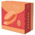Glam - Vibrador dual recargable y control remoto (naranja)