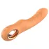 Glam - vibrador flexible acanalado (color melocotón)